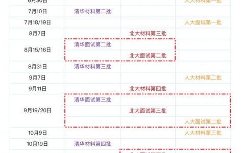 清北人MBA提前面试时间表已出，一起制定备战策略！