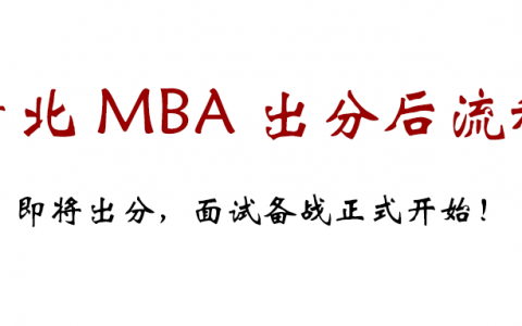 MBA2025出分在即，讲一下清北MBA出分后准备流程